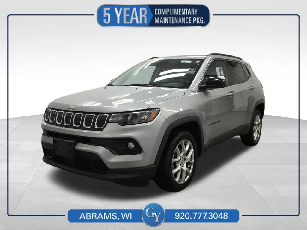 Silver 2022 Jeep Compass Latitude Lux for sale in Abrams, WI