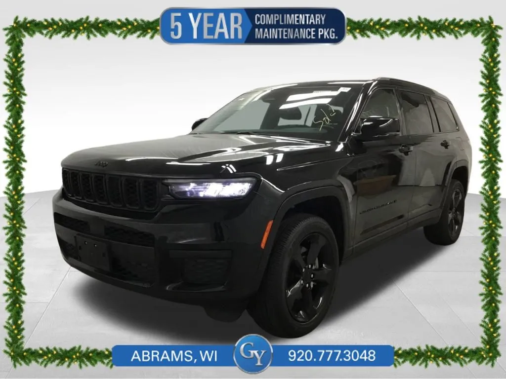 Black 2022 Jeep Grand Cherokee L Altitude for sale in Abrams, WI