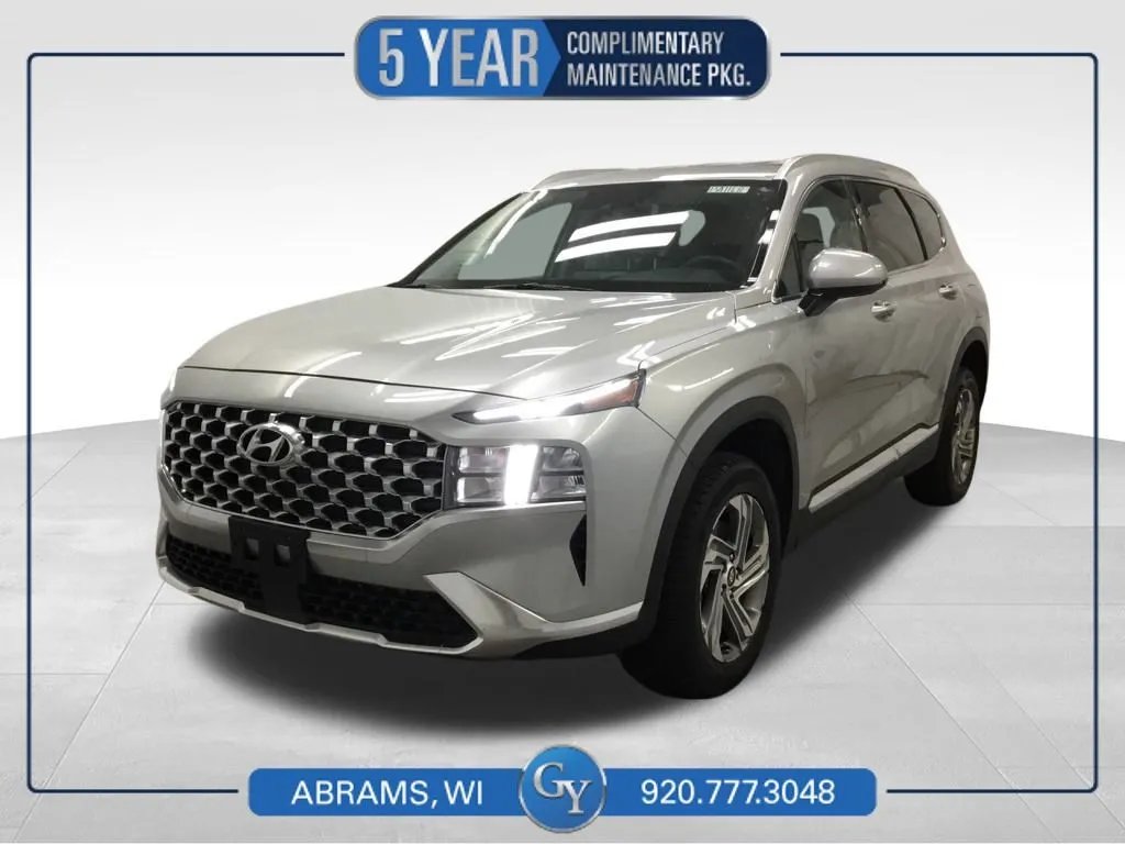 Silver 2021 Hyundai Santa Fe SEL for sale in Abrams, WI