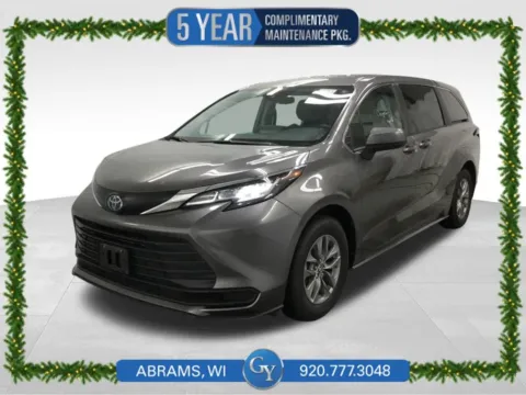 Gray 2023 Toyota Sienna LE for sale in Abrams, WI