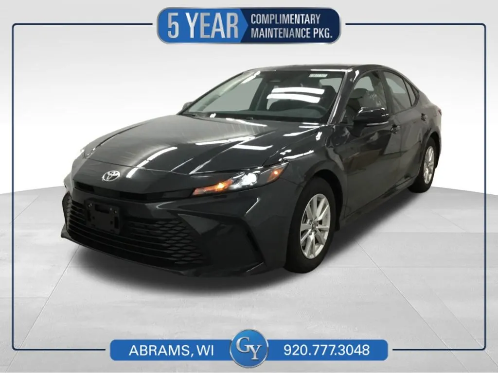 Black 2025 Toyota Camry LE for sale in Abrams, WI