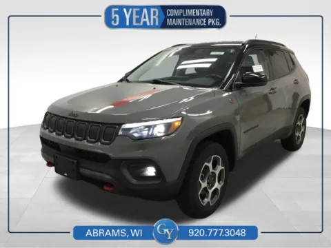 Gray 2022 Jeep Compass Trailhawk for sale in Abrams, WI