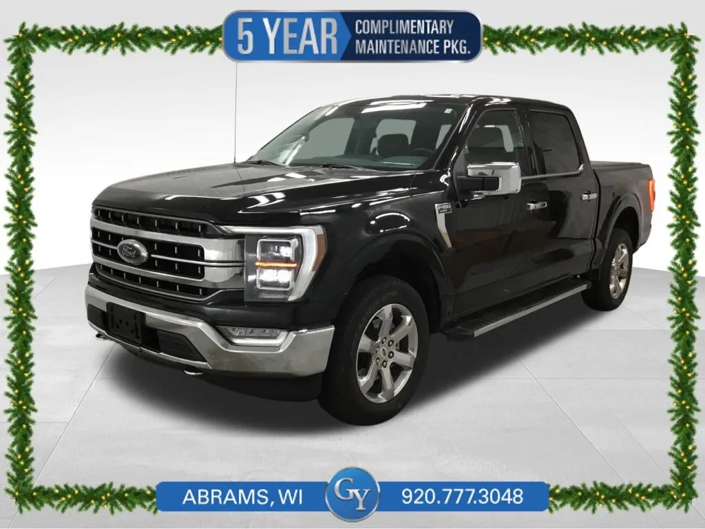 Black 2021 Ford F-150 Lariat for sale in Abrams, WI