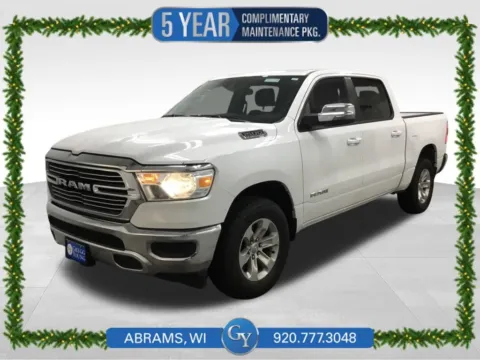 White 2024 Ram 1500 Laramie for sale in Abrams, WI