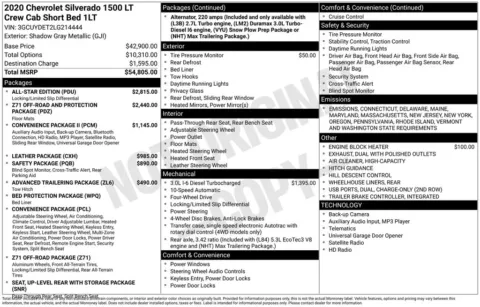 Photos of 2020 Chevrolet Silverado 1500 LT for sale in Abrams, WI at Gregg Young Abrams Chrysler Dodge Jeep Ram