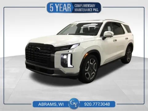 White 2025 Hyundai Palisade SEL Premium for sale in Abrams, WI