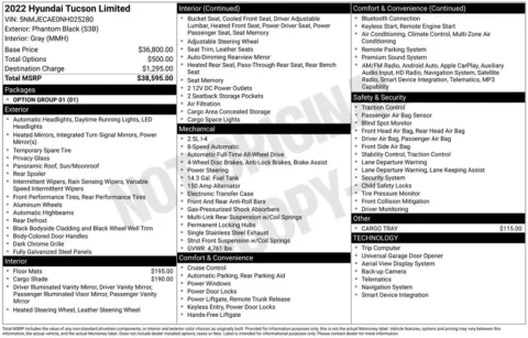 Photos of 2022 Hyundai Tucson Limited for sale in Abrams, WI at Gregg Young Abrams Chrysler Dodge Jeep Ram