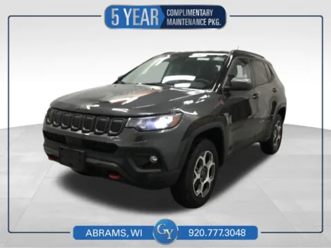 Gray 2022 Jeep Compass Trailhawk for sale in Abrams, WI