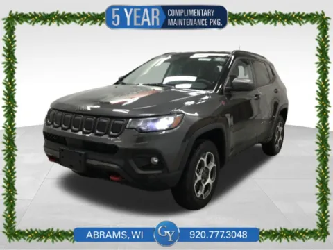 Gray 2022 Jeep Compass Trailhawk for sale in Abrams, WI