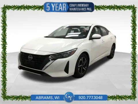 White 2024 Nissan Sentra SV for sale in Abrams, WI