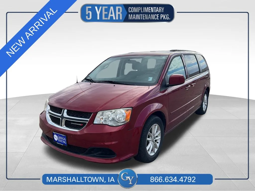 Red 2014 Dodge Grand Caravan SXT for sale in Marshalltown, IA