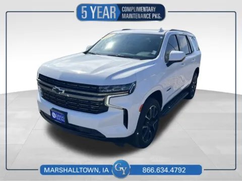 White 2021 Chevrolet Tahoe RST for sale in Marshalltown, IA