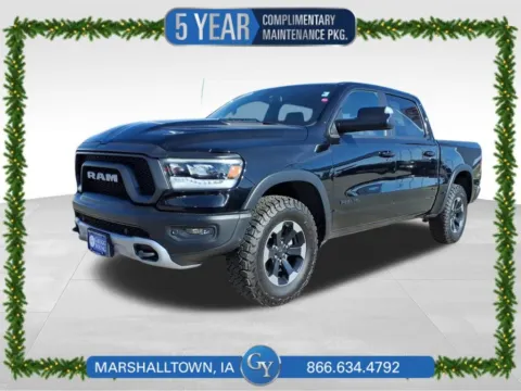 Black 2019 Ram 1500 Rebel for sale in Marshalltown, IA