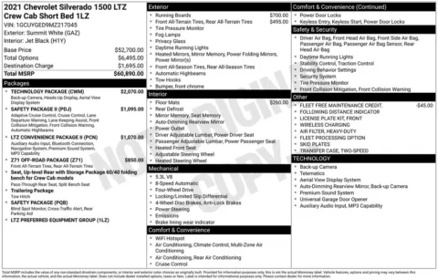 Photos of 2021 Chevrolet Silverado 1500 LTZ for sale in Marshalltown, IA at Gregg Young Chevrolet Marshalltown