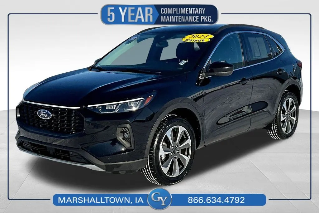 Black 2024 Ford Escape Platinum for sale in Marshalltown, IA