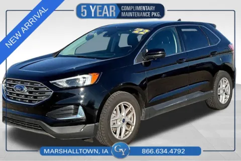 Black 2022 Ford Edge SEL for sale in Marshalltown, IA