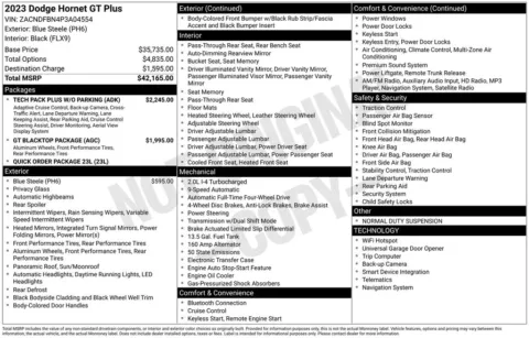 Photos of 2023 Dodge Hornet GT Plus for sale in Marshalltown, IA at Gregg Young Chevrolet Marshalltown