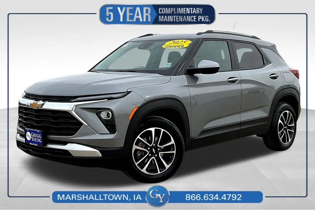 Gray 2025 Chevrolet TrailBlazer LT for sale in Marshalltown, IA