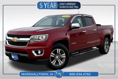 Red 2018 Chevrolet Colorado LT for sale in Marshalltown, IA
