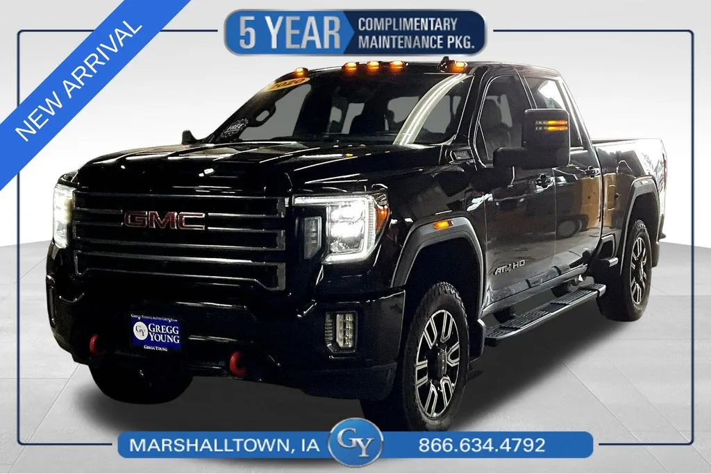 Black 2020 GMC Sierra 2500HD AT4 for sale in Marshalltown, IA