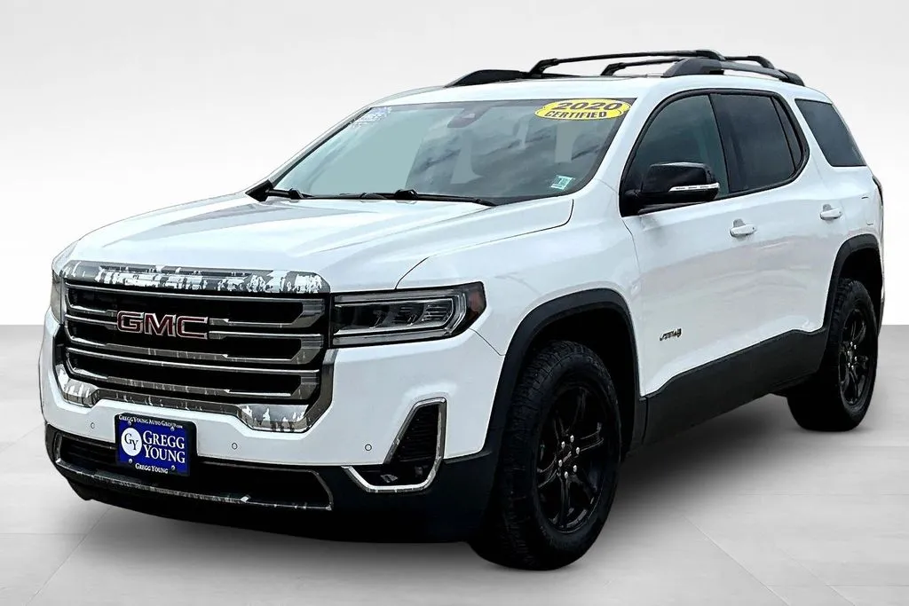 White 2020 GMC Acadia AT4 for sale in Marshalltown, IA