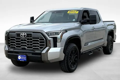 Silver 2024 Toyota Tundra Platinum for sale in Marshalltown, IA