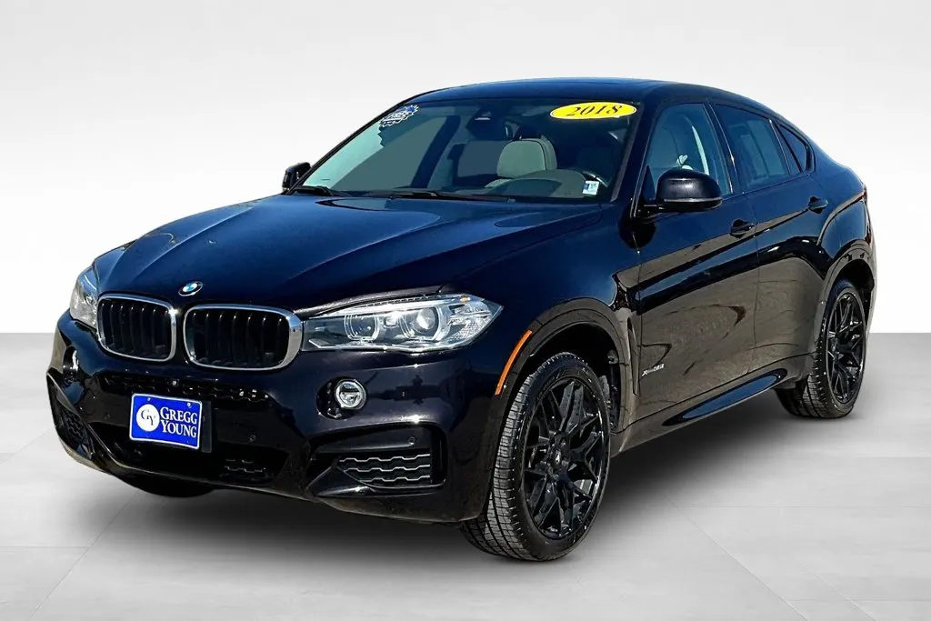 Black 2018 BMW X6 xDrive35i for sale in Marshalltown, IA