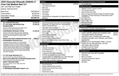 Photos of 2020 Chevrolet Silverado 2500HD LT for sale in Hortonville, WI at Gregg Young Hortonville Ford