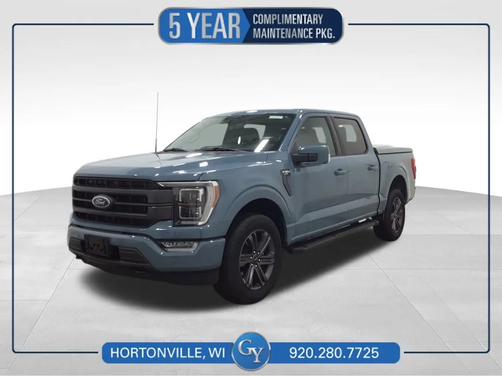 Blue 2023 Ford F-150 Lariat for sale in Hortonville, WI