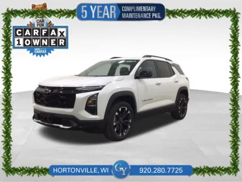 White 2025 Chevrolet Equinox RS for sale in Hortonville, WI