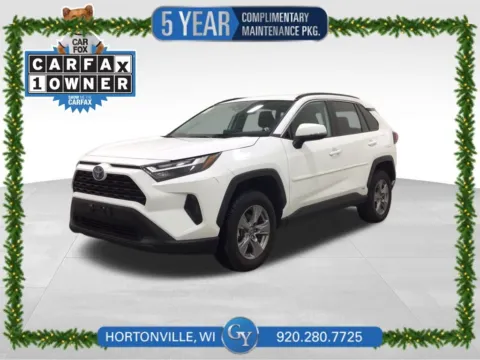 White 2024 Toyota RAV4 Hybrid LE for sale in Hortonville, WI