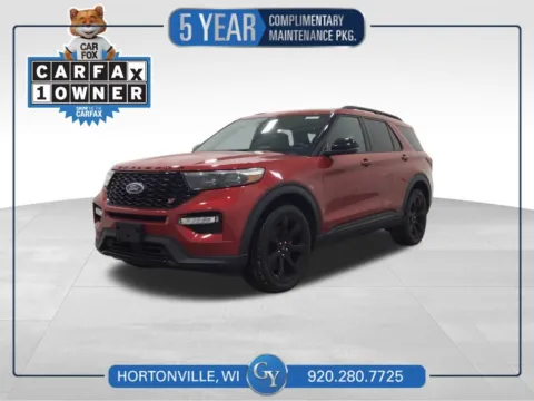 Red 2023 Ford Explorer ST for sale in Hortonville, WI