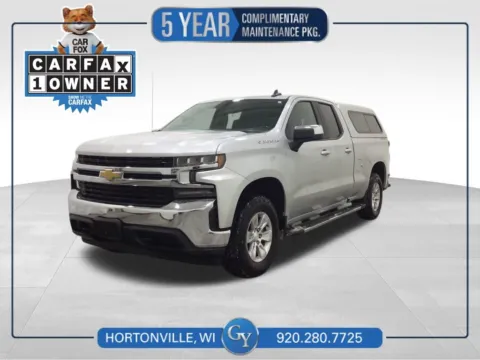 Silver 2021 Chevrolet Silverado 1500 LT for sale in Hortonville, WI