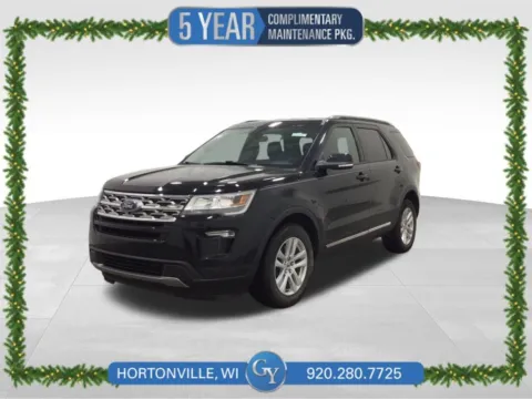 Black 2018 Ford Explorer XLT for sale in Hortonville, WI