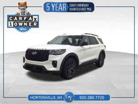 White 2025 Ford Explorer ST-Line for sale in Hortonville, WI