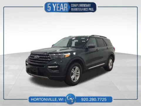 Green 2022 Ford Explorer XLT for sale in Hortonville, WI