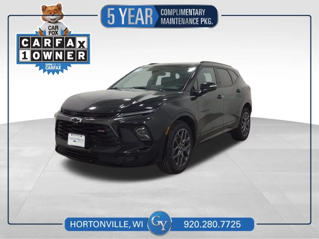 Black 2023 Chevrolet Blazer RS for sale in Hortonville, WI