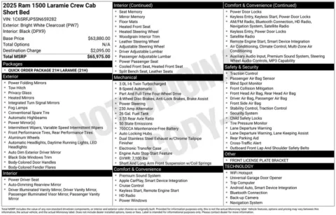 Photos of 2025 Ram 1500 Laramie for sale in Hortonville, WI at Gregg Young Hortonville Ford