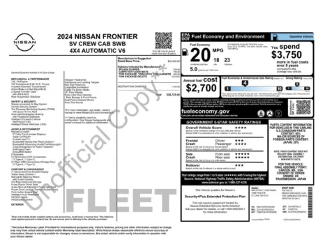 Photos of 2024 Nissan Frontier SV for sale in Hortonville, WI at Gregg Young Hortonville Ford