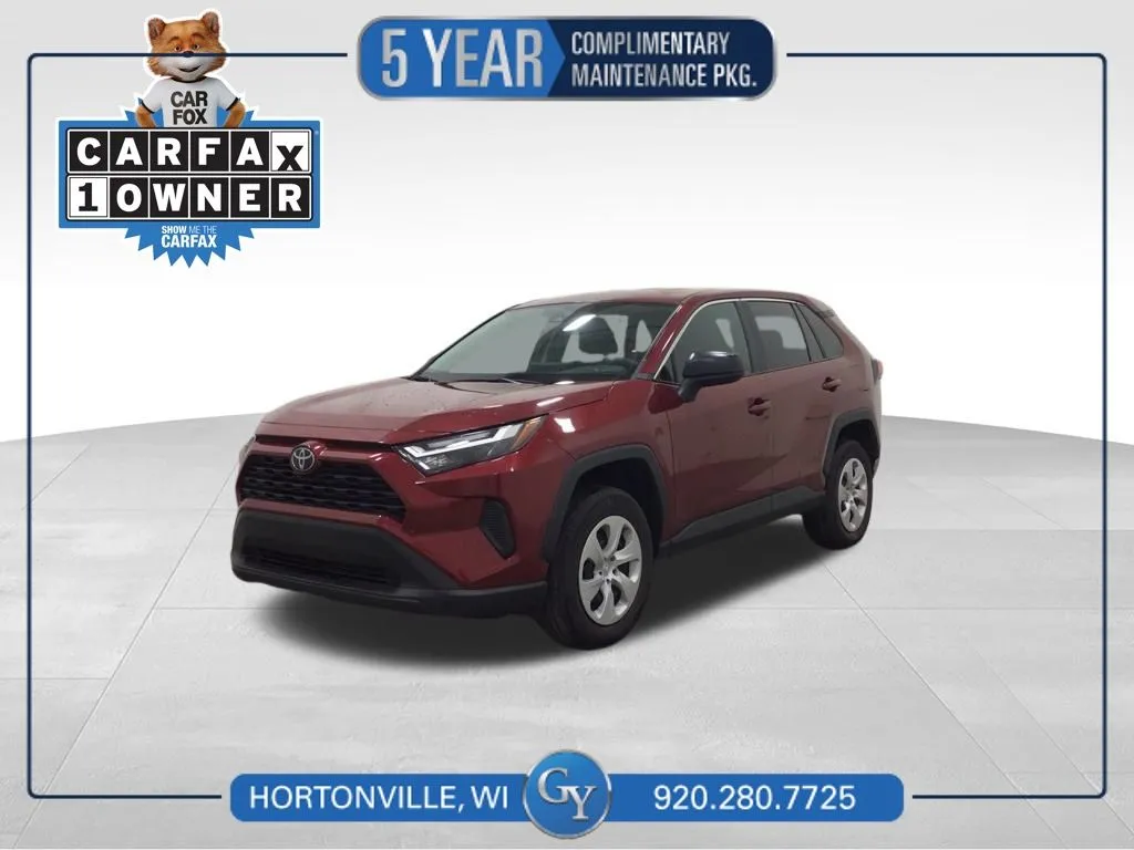 Red 2024 Toyota RAV4 LE for sale in Hortonville, WI
