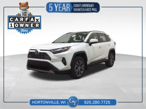 White 2024 Toyota RAV4 Hybrid Limited for sale in Hortonville, WI