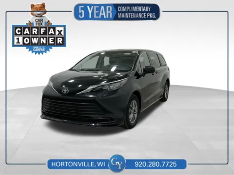Black 2024 Toyota Sienna LE for sale in Hortonville, WI