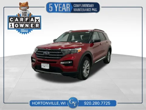 Red 2022 Ford Explorer XLT for sale in Hortonville, WI