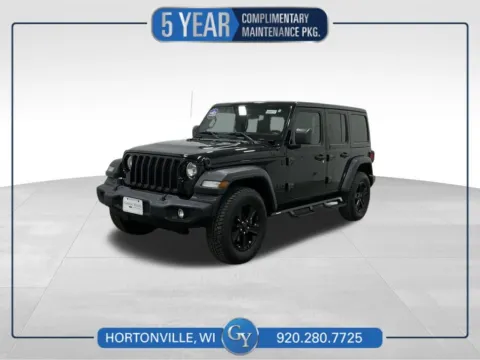 Black 2021 Jeep Wrangler Unlimited Sport Altitude for sale in Hortonville, WI