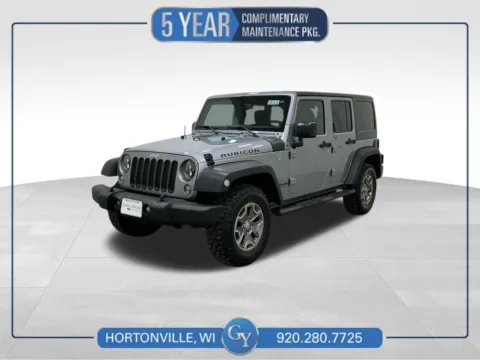 Silver 2016 Jeep Wrangler Unlimited Rubicon for sale in Hortonville, WI