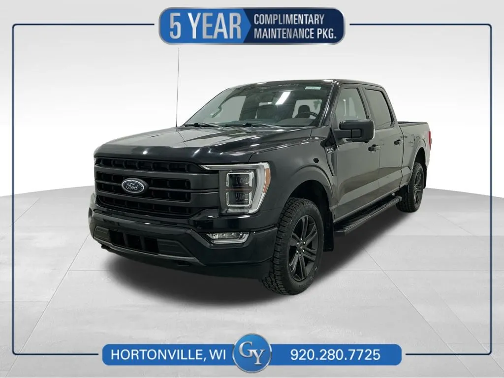 Black 2021 Ford F-150 Lariat for sale in Hortonville, WI