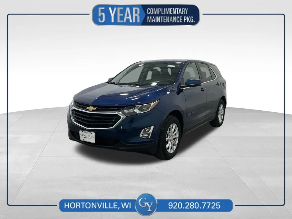 Blue 2020 Chevrolet Equinox LT for sale in Hortonville, WI