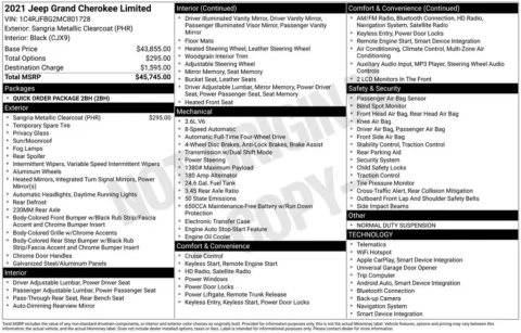 Photos of 2021 Jeep Grand Cherokee Limited for sale in Hortonville, WI at Gregg Young Hortonville Ford