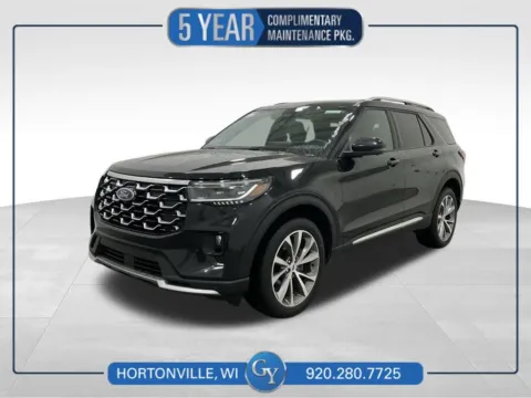 Black 2025 Ford Explorer Platinum for sale in Hortonville, WI