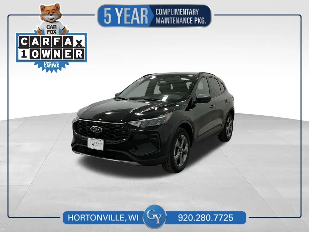 Black 2025 Ford Escape ST-Line for sale in Hortonville, WI